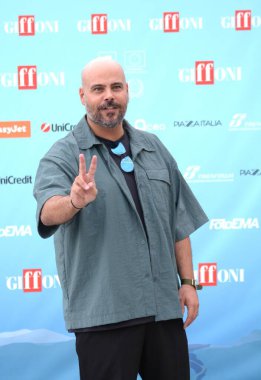 GiFFONI VALLE PIANA - 24 Temmuz 2024: Marco D 'Amore Giffoni Film Festivali 2024 - 24 Temmuz 2024 Giffoni Valle Piana, İtalya.