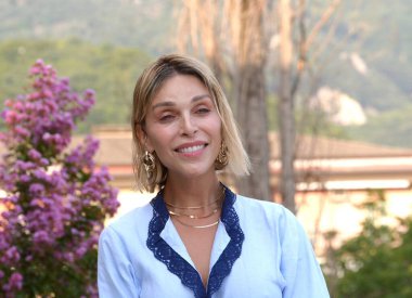 GiFFONI VALONI PİANA - 24 Temmuz 2024: Giffoni Film Festivali 'nde Vittoria Schisano - 24 Temmuz 2024 Giffoni Valle Piana, İtalya.