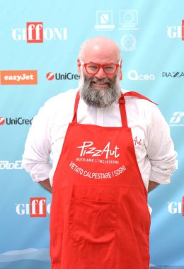 GiFFONI VALLE PİANA - 24 Temmuz 2024: Nico Acampora Giffoni Film Festivali 2024 - 24 Temmuz 2024 Giffoni Valle Piana, İtalya.