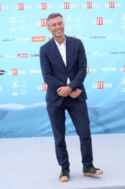 GIFFONI VALLE PIANA - 24 Temmuz 2024: Ivan Cotroneo Giffoni Film Festivali 2024 - 24 Temmuz 2024 Giffoni Valle Piana, İtalya.