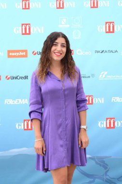 GiFFONI VALLE PİANA - 24 Temmuz 2024: Giffoni Film Festivali 'nde Azzurra Gasperini - 24 Temmuz 2024 Giffoni Valle Piana, İtalya.