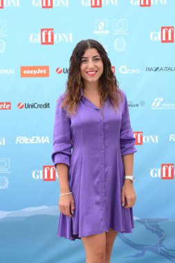 GiFFONI VALLE PİANA - 24 Temmuz 2024: Giffoni Film Festivali 'nde Azzurra Gasperini - 24 Temmuz 2024 Giffoni Valle Piana, İtalya.