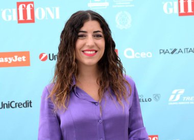 GiFFONI VALLE PİANA - 24 Temmuz 2024: Giffoni Film Festivali 'nde Azzurra Gasperini - 24 Temmuz 2024 Giffoni Valle Piana, İtalya.