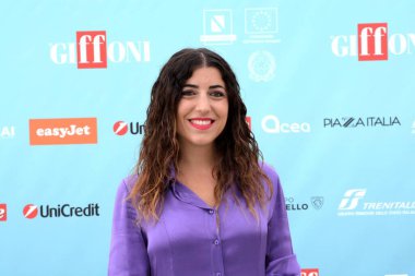 GiFFONI VALLE PİANA - 24 Temmuz 2024: Giffoni Film Festivali 'nde Azzurra Gasperini - 24 Temmuz 2024 Giffoni Valle Piana, İtalya.
