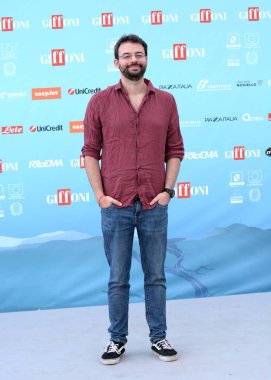 GIFFONI VALLE PIANA - 24 Temmuz 2024: Stefano Rapone Giffoni Film Festivali 2024 - 24 Temmuz 2024 Giffoni Valle Piana, İtalya.