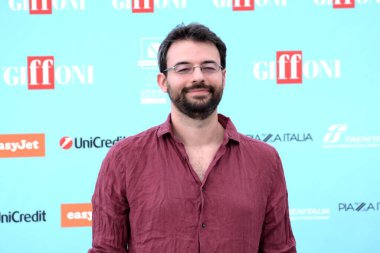 GIFFONI VALLE PIANA - 24 Temmuz 2024: Stefano Rapone Giffoni Film Festivali 2024 - 24 Temmuz 2024 Giffoni Valle Piana, İtalya.