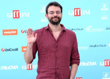 GIFFONI VALLE PIANA - 24 Temmuz 2024: Stefano Rapone Giffoni Film Festivali 2024 - 24 Temmuz 2024 Giffoni Valle Piana, İtalya.