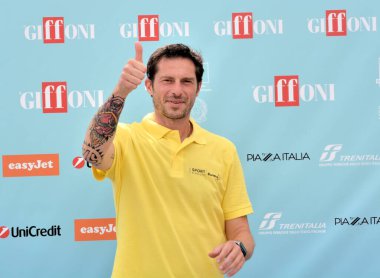 GIFFONI VALLE PIANA,ITALY - July 25,2024 : Valerio Vermiglio at Giffoni Film Festival 2024 - on July 25, 2024 in Giffoni Valle Piana, Italy. clipart