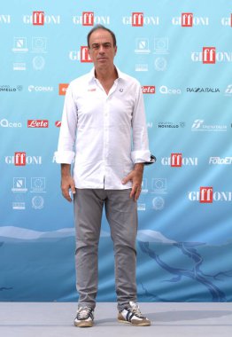 GIFFONI VALLE PIANA - 25 Temmuz 2024: Maurizio Compagnoni Giffoni Film Festivali 2024 - 25 Temmuz 2024 tarihinde Giffoni Valle Piana, İtalya.