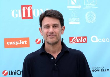 GIFFONI VALLE PIANA - 25 Temmuz 2024: Francesco Panella Giffoni Film Festivali 2024 - 25 Temmuz 2024 Giffoni Valle Piana, İtalya.