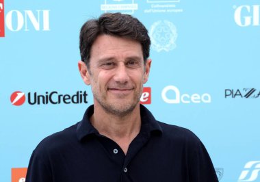 GIFFONI VALLE PIANA - 25 Temmuz 2024: Francesco Panella Giffoni Film Festivali 2024 - 25 Temmuz 2024 Giffoni Valle Piana, İtalya.