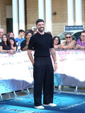 GIFFONI VALLE PIANA - 25 Temmuz 2024: Gianluca Gazzoli Giffoni Film Festivali 2024 - 25 Temmuz 2024 tarihinde Giffoni Valle Piana, İtalya.