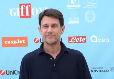 GIFFONI VALLE PIANA - 25 Temmuz 2024: Francesco Panella Giffoni Film Festivali 2024 - 25 Temmuz 2024 Giffoni Valle Piana, İtalya.
