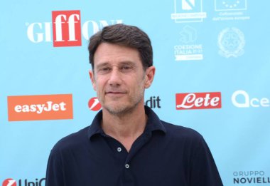 GIFFONI VALLE PIANA - 25 Temmuz 2024: Francesco Panella Giffoni Film Festivali 2024 - 25 Temmuz 2024 Giffoni Valle Piana, İtalya.