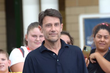 GIFFONI VALLE PIANA - 25 Temmuz 2024: Francesco Panella Giffoni Film Festivali 2024 - 25 Temmuz 2024 Giffoni Valle Piana, İtalya.