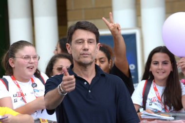 GIFFONI VALLE PIANA - 25 Temmuz 2024: Francesco Panella Giffoni Film Festivali 2024 - 25 Temmuz 2024 Giffoni Valle Piana, İtalya.