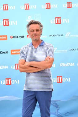 GIFFONI VALLE PIANA - 25 Temmuz 2024: Stefano Pesce Giffoni Film Festivali 2024 - 25 Temmuz 2024 tarihinde Giffoni Valle Piana, İtalya.