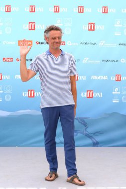 GIFFONI VALLE PIANA - 25 Temmuz 2024: Stefano Pesce Giffoni Film Festivali 2024 - 25 Temmuz 2024 tarihinde Giffoni Valle Piana, İtalya.