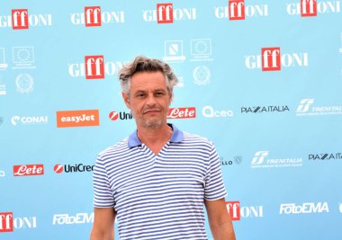 GIFFONI VALLE PIANA - 25 Temmuz 2024: Stefano Pesce Giffoni Film Festivali 2024 - 25 Temmuz 2024 tarihinde Giffoni Valle Piana, İtalya.