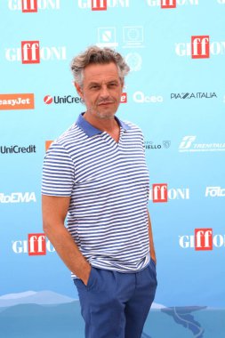 GIFFONI VALLE PIANA - 25 Temmuz 2024: Stefano Pesce Giffoni Film Festivali 2024 - 25 Temmuz 2024 tarihinde Giffoni Valle Piana, İtalya.