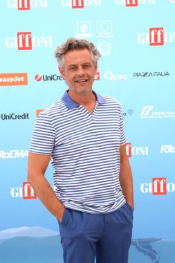 GIFFONI VALLE PIANA - 25 Temmuz 2024: Stefano Pesce Giffoni Film Festivali 2024 - 25 Temmuz 2024 tarihinde Giffoni Valle Piana, İtalya.