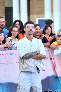 GIFFONI VALLE PIANA - 25 Temmuz 2024: Moreno Donadoni namı diğer Moreno 2024 - 25 Temmuz 2024 tarihinde Giffoni Valle Piana, İtalya.