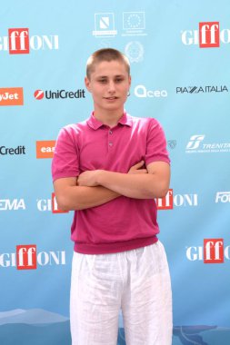 GIFFONI VALLE PIANA - 25 Temmuz 2024: Zackari Delmas Giffoni Film Festivali 2024 - 25 Temmuz 2024 Giffoni Valle Piana, İtalya.