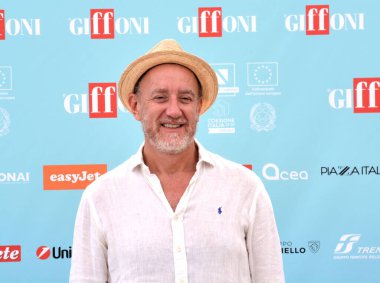 GIFFONI VALLE PIANA - 25 Temmuz 2024: Daniele Orazi Giffoni Film Festivali 2024 - 25 Temmuz 2024 Giffoni Valle Piana, İtalya.