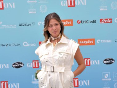 GIFFONI VALLE PİANA - 26 Temmuz 2024: Giffoni Film Festivali 2024 Jacqueline Luna Di Giacomo - 26 Temmuz 2024 Giffoni Valle Piana, İtalya.