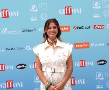 GIFFONI VALLE PİANA - 26 Temmuz 2024: Giffoni Film Festivali 2024 Jacqueline Luna Di Giacomo - 26 Temmuz 2024 Giffoni Valle Piana, İtalya.