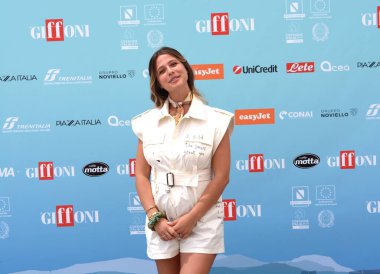GIFFONI VALLE PİANA - 26 Temmuz 2024: Giffoni Film Festivali 2024 Jacqueline Luna Di Giacomo - 26 Temmuz 2024 Giffoni Valle Piana, İtalya.