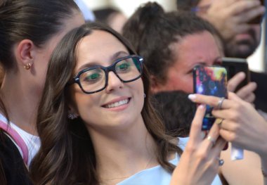 GiFFONI VALLE PİANA - 26 Temmuz 2024: Giffoni Film Festivali 'nde Aurora Leone - 26 Temmuz 2024 Giffoni Valle Piana, İtalya.