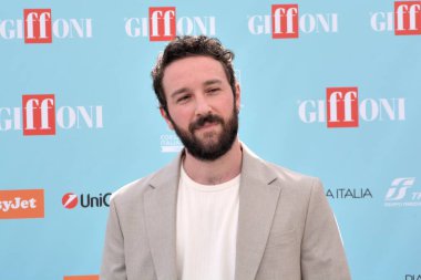 GIFFONI VALLE PIANA - 26 Temmuz 2024: Francesco Capaldo Giffoni Film Festivali 2024 - 26 Temmuz 2024 Giffoni Valle Piana, İtalya.