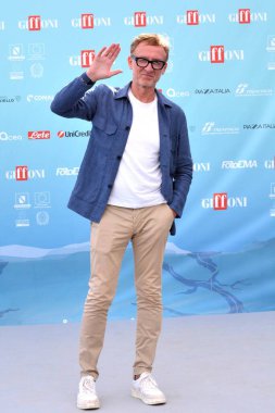 GIFFONI VALLE PIANA - 26 Temmuz 2024: Daniele Barone Giffoni Film Festivali 2024 - 26 Temmuz 2024 Giffoni Valle Piana, İtalya.