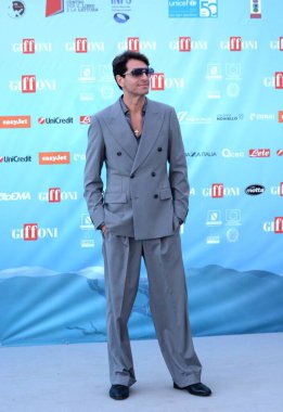 GIFFONI VALLE PIANA,ITALY - July 27,2024 : GIampaolo Morelli at Giffoni Film Festival 2024 - on July 27, 2024 in Giffoni Valle Piana, Italy. clipart