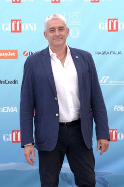 GIFFONI VALLE PİANA - 27 Temmuz 2024: Giffoni Film Festivali 2024 Paolo Rozera - 27 Temmuz 2024 Giffoni Valle Piana, İtalya.