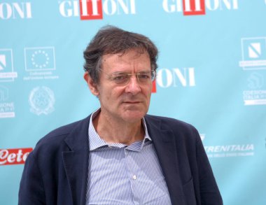 Giffoni Film Festivali 2024 'te Leonardo Becchetti - 27 Temmuz 2024' te Giffoni Valle Piana, İtalya 'da.