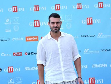 GIFFONI VALLE PIANA - 25 Temmuz 2024: Davide Nanni Giffoni Film Festivali 2024 - 25 Temmuz 2024 Giffoni Valle Piana, İtalya.