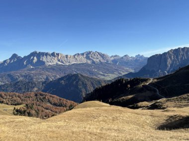 İtalya: Alpe di Siusi, Alto Adige, 23 Ekim 2024.