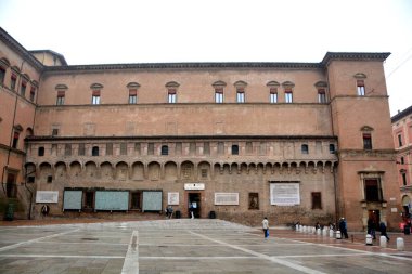İtalya: Bologna 'daki Piazza Maggiore, Emilia Romagna, 2 Şubat 2025.