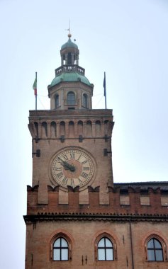 İtalya: Bologna 'daki Piazza Maggiore, Emilia Romagna, 2 Şubat 2025.