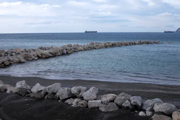 İtalya: Sahil uzantısı Salerno 'da, Şubat 2025.