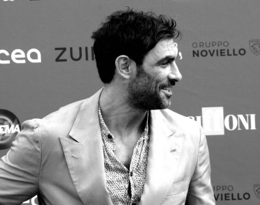 GIFFONI VALLE PIANA - 25 Temmuz 2023: Francesco Arca Giffoni Film Festivali 2023 - 25 Temmuz 2023 Giffoni Valle Piana, İtalya.