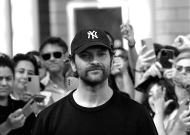 GIFFONI VALLE PIANA - 25 Temmuz 2024: Alessandro Borghi Giffoni Film Festivali 2024 - 25 Temmuz 2024 tarihinde Giffoni Valle Piana, İtalya.