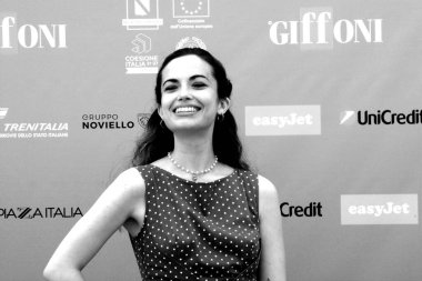 GiFFONI VALLE PIANA - 19 Temmuz 2024: Arianna Craviotto Giffoni Film Festivali 2024 - 19 Temmuz 2024 tarihinde Giffoni Valle Piana, İtalya.