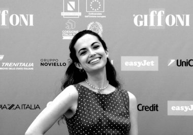 GiFFONI VALLE PIANA - 19 Temmuz 2024: Arianna Craviotto Giffoni Film Festivali 2024 - 19 Temmuz 2024 tarihinde Giffoni Valle Piana, İtalya.