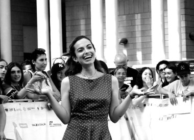 GiFFONI VALLE PIANA - 19 Temmuz 2024: Arianna Craviotto Giffoni Film Festivali 2024 - 19 Temmuz 2024 tarihinde Giffoni Valle Piana, İtalya.