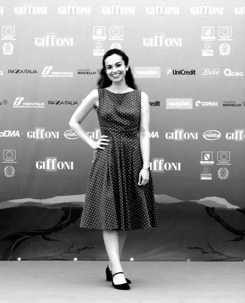 GiFFONI VALLE PIANA - 19 Temmuz 2024: Arianna Craviotto Giffoni Film Festivali 2024 - 19 Temmuz 2024 tarihinde Giffoni Valle Piana, İtalya.