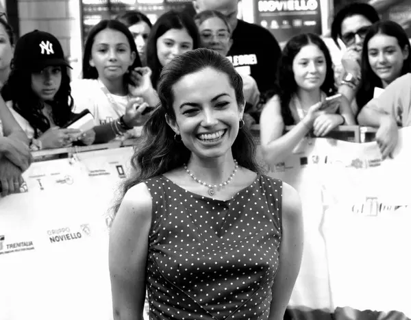 GiFFONI VALLE PIANA - 19 Temmuz 2024: Arianna Craviotto Giffoni Film Festivali 2024 - 19 Temmuz 2024 tarihinde Giffoni Valle Piana, İtalya.