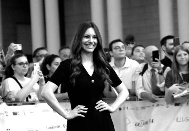 GIFFONI VALLE PIANA - 27 Temmuz 2024: Valentina Barbieri Giffoni Film Festivali 2024 - 27 Temmuz 2024 Giffoni Valle Piana, İtalya.